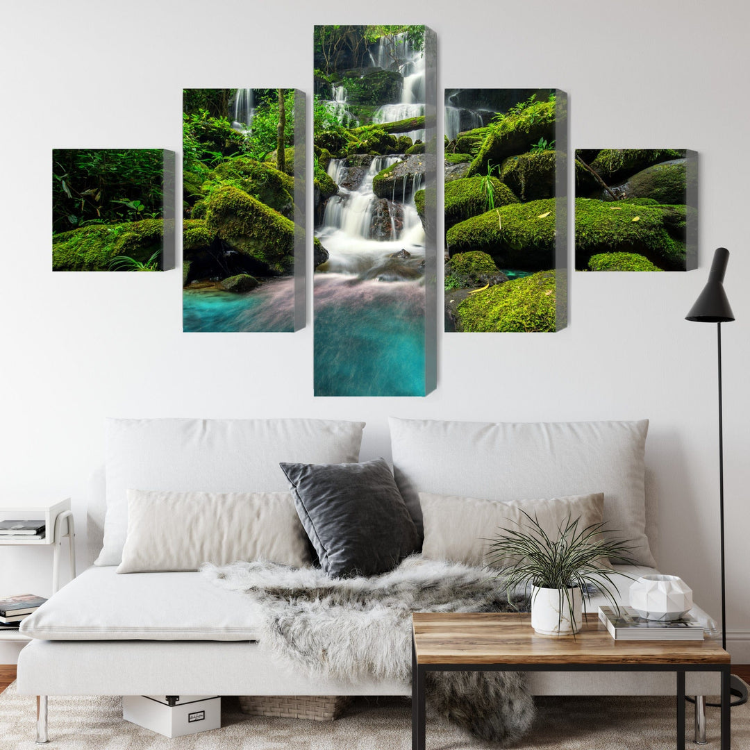 Kanva - Skaists ūdenskritums džungļos, N-3246 X-ART