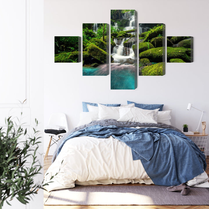 Kanva - Skaists ūdenskritums džungļos, N-3246 X-ART