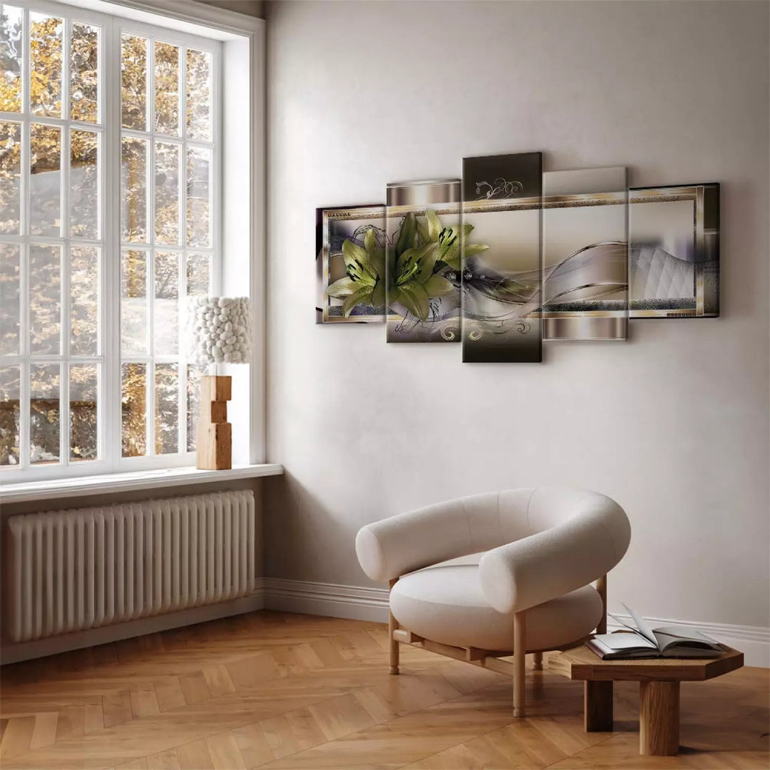 Kanva - Skaistuma kompozīcija, Abstrakcija ar lilijām | 93053 ART XL