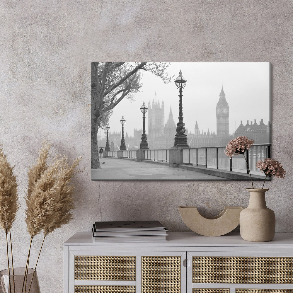 Kanva - Skats uz Big Benu un Vestminsteras pili, N-1278 X-ART