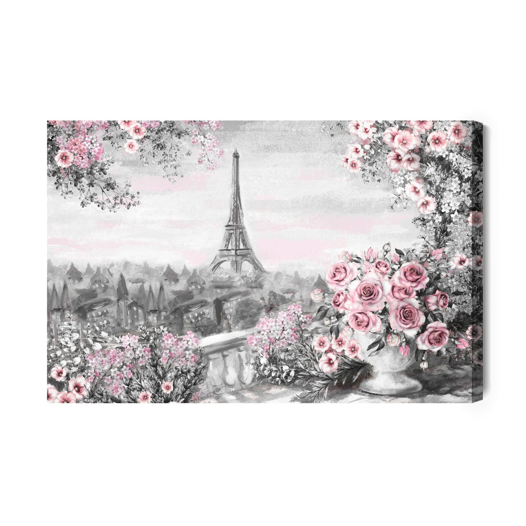 Kanva - Skats uz Eifeļa torni no terases, N-1101 X-ART