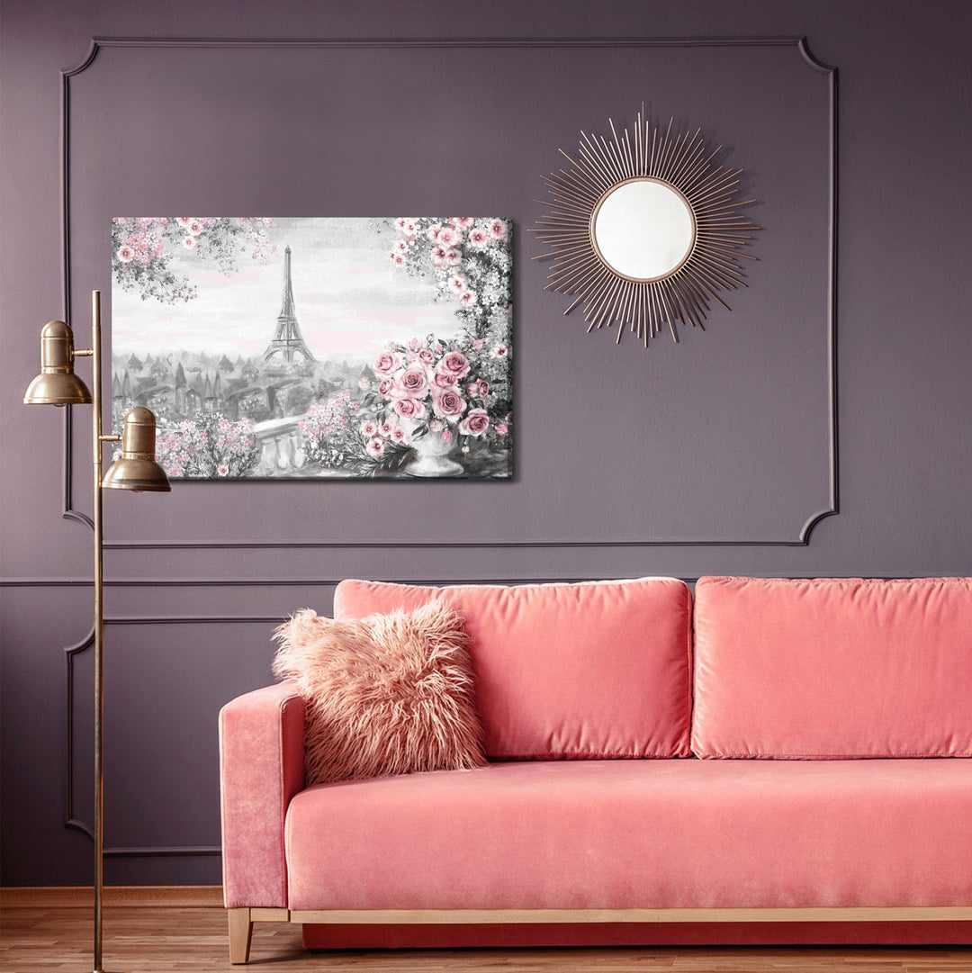 Kanva - Skats uz Eifeļa torni no terases, N-1101 X-ART