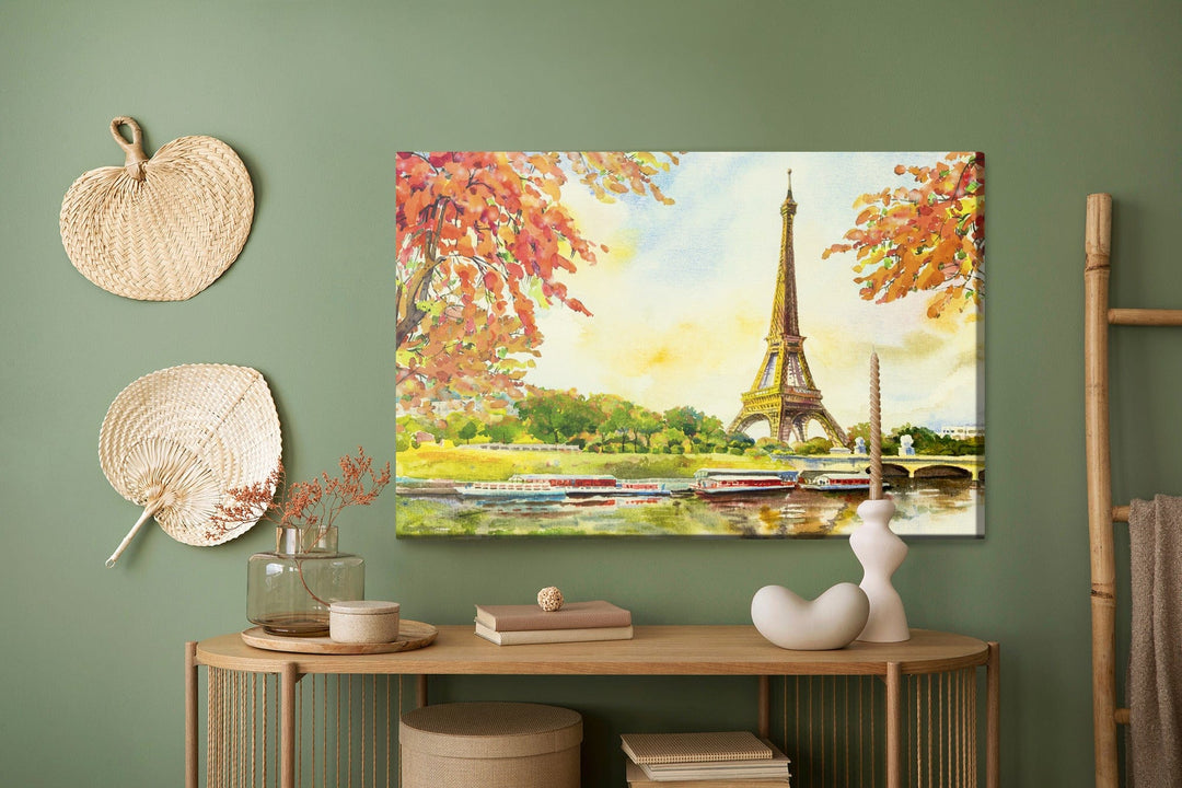 Kanva - Skats uz Eifeļa torni rudenī, N-1120 X-ART