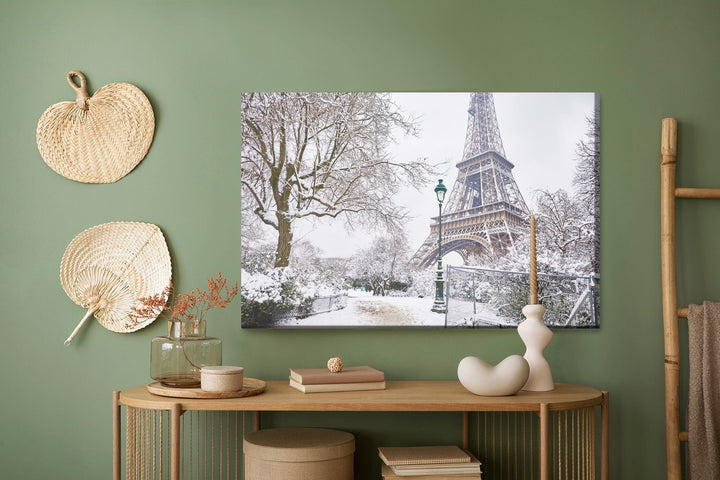 Kanva - Skats uz Eifeļa torni ziemā, N-1124 X-ART