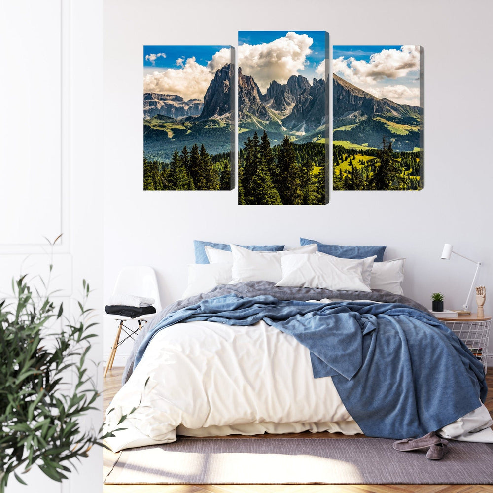 Kanva - Skats uz Itālijas Dolomītiem 3D, N-4446 X-ART