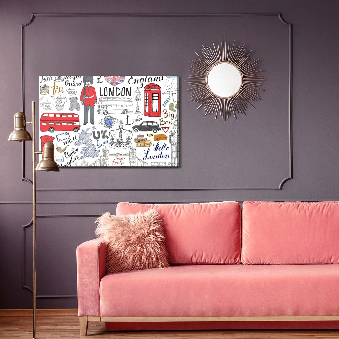 Kanva - Slaveni Londonas simboli, N-1290 X-ART