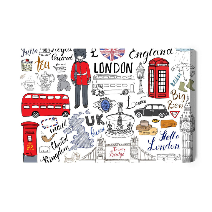 Kanva - Slaveni Londonas simboli, N-1290 X-ART