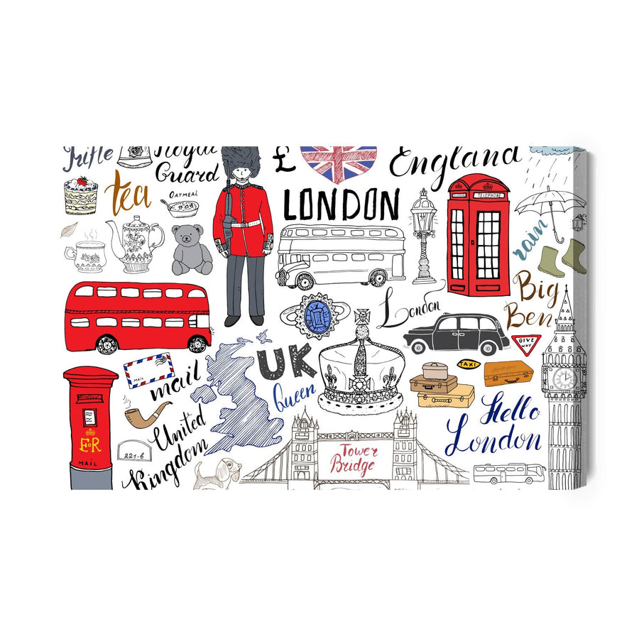 Kanva - Slaveni Londonas simboli, N-1290 X-ART