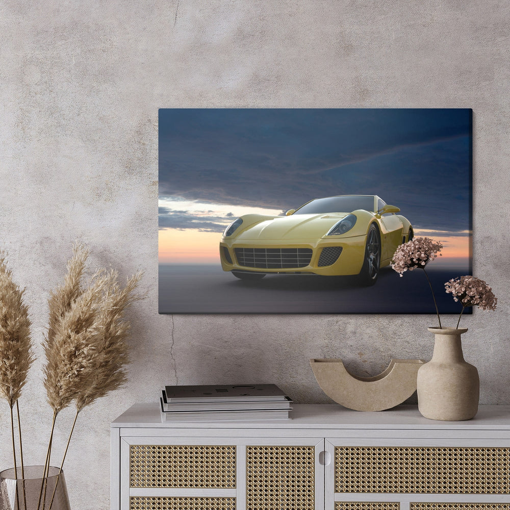 Kanva - Sporta auto un mākoņi, N-444 X-ART