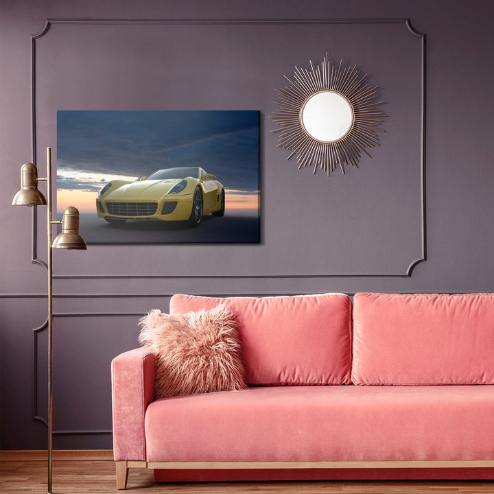 Kanva - Sporta auto un mākoņi, N-444 X-ART