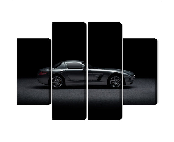 Kanva - Sporta auto uz tumša fona, N-3520 X-ART