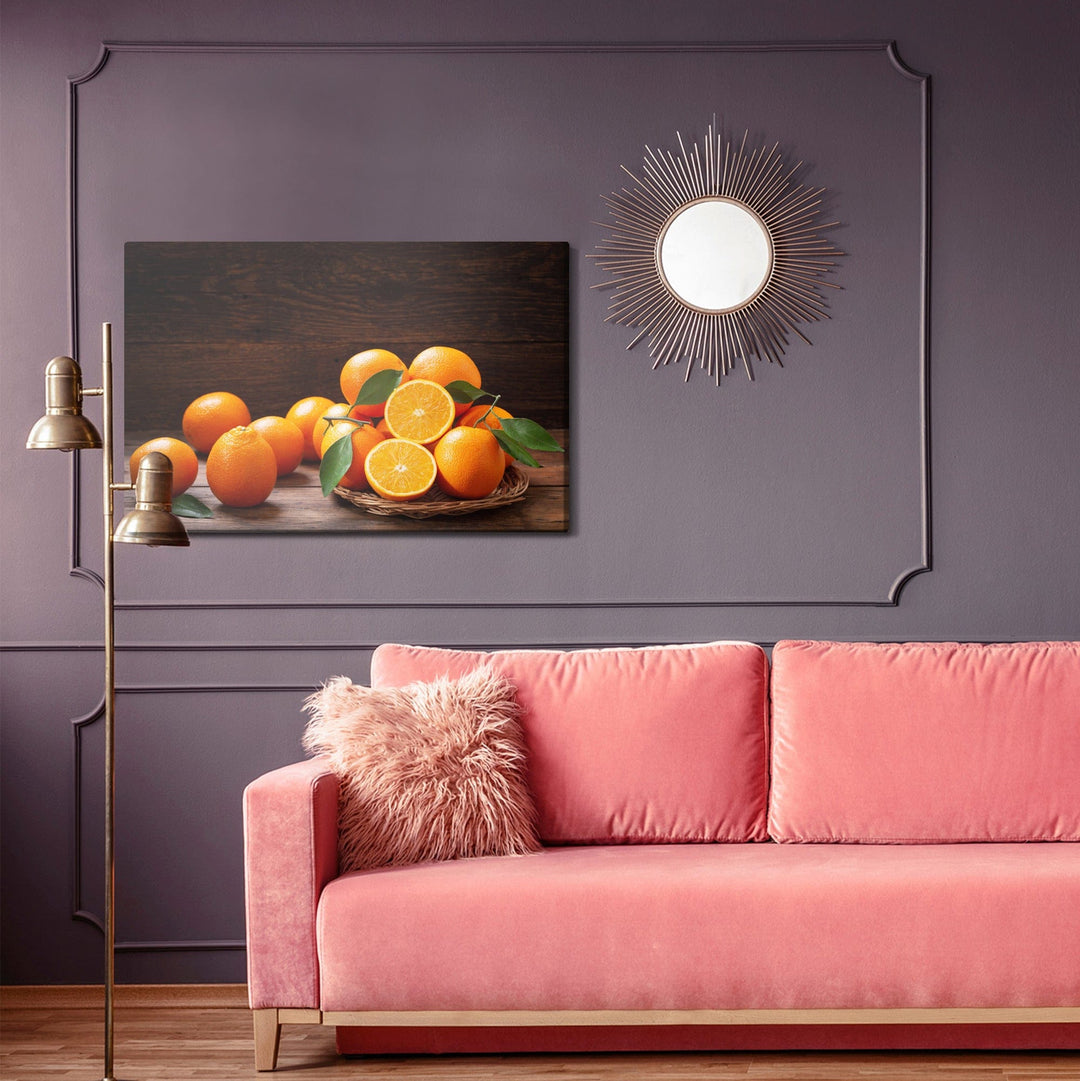 Kanva - Svaigi apelsīni uz dēļiem, N-608 X-ART