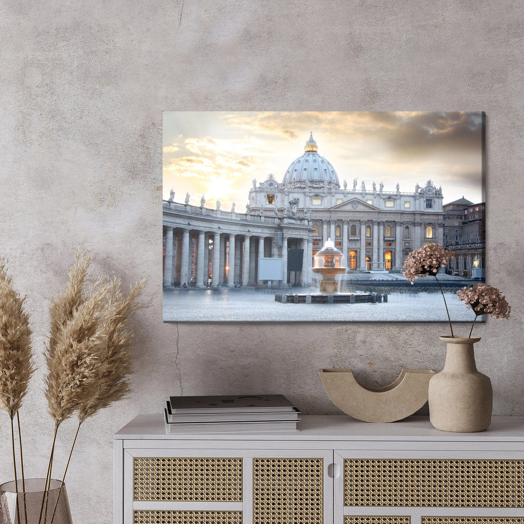 Kanva - Svētā Pētera bazilika Vatikānā, N-1237 X-ART