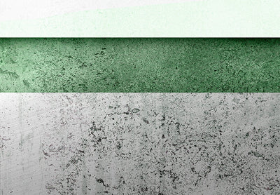 Paveikslai ant drobės - Stačiakampis - žalios ir pilkos spalvos, 144063 G-ART