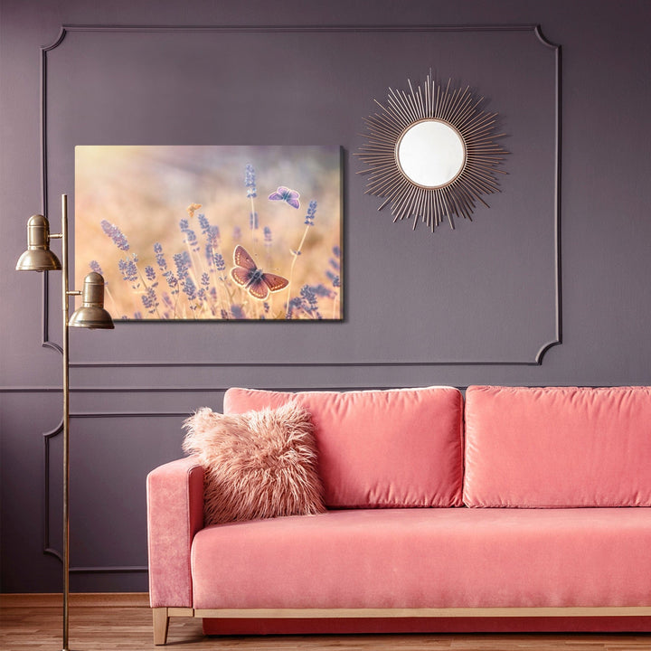 Kanva - Tauriņi lavandas laukā X-ART