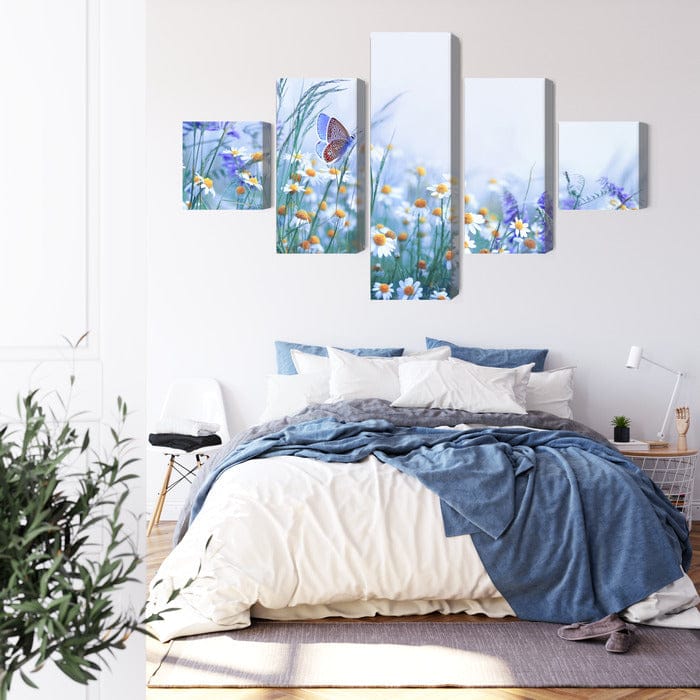 Kanva - Tauriņš un savvaļas ziedi, N-4008 X-ART