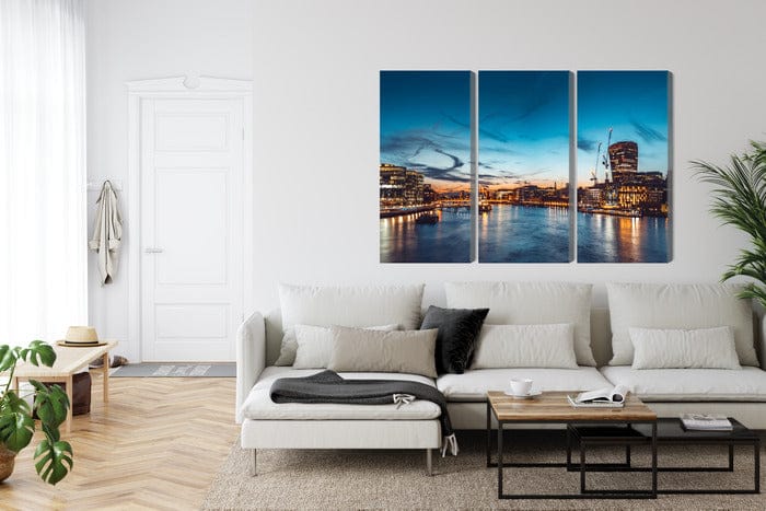 3 daļu kanva: Temzas upe Lielbritānijā X-ART