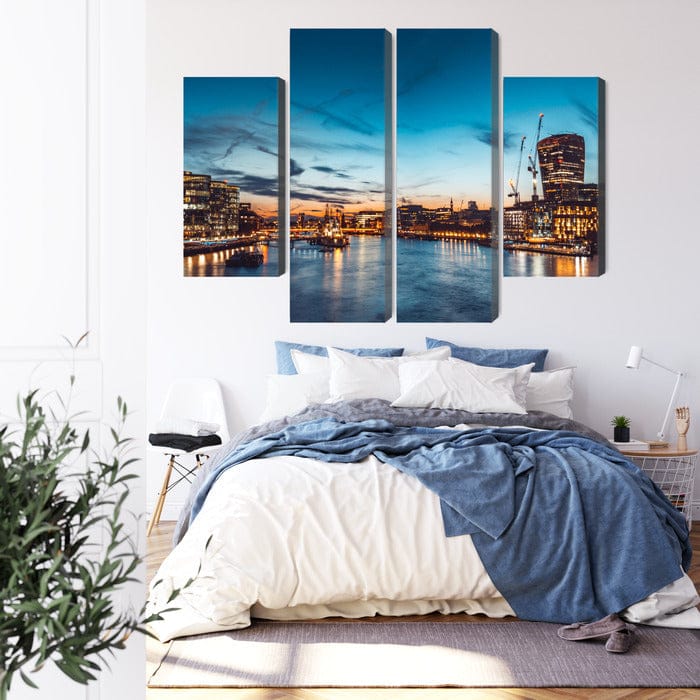 4 daļu kanva: Temzas upe Lielbritānijā X-ART