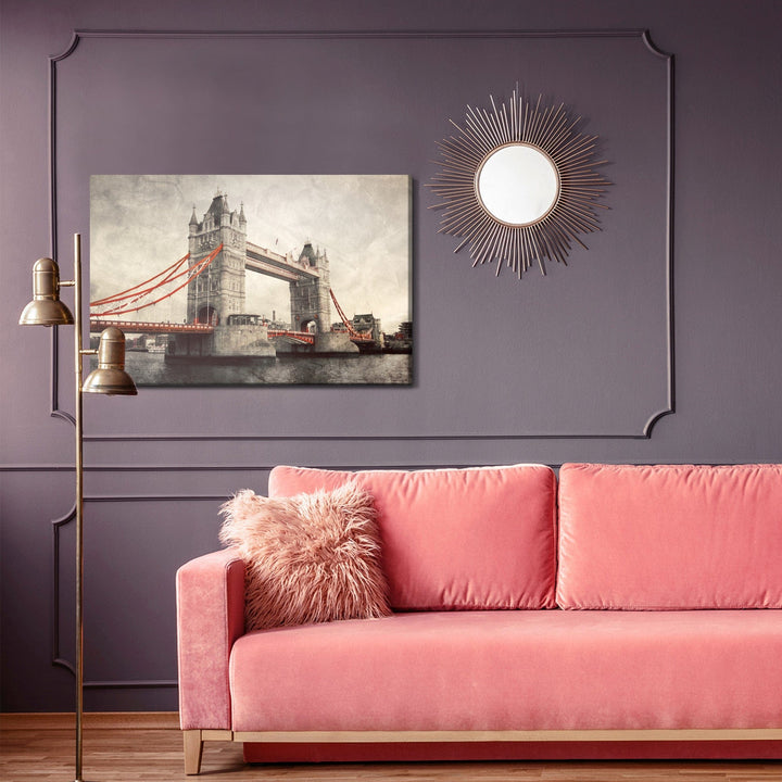 Kanva - Tower Bridge retro stilā, N-2773 X-ART