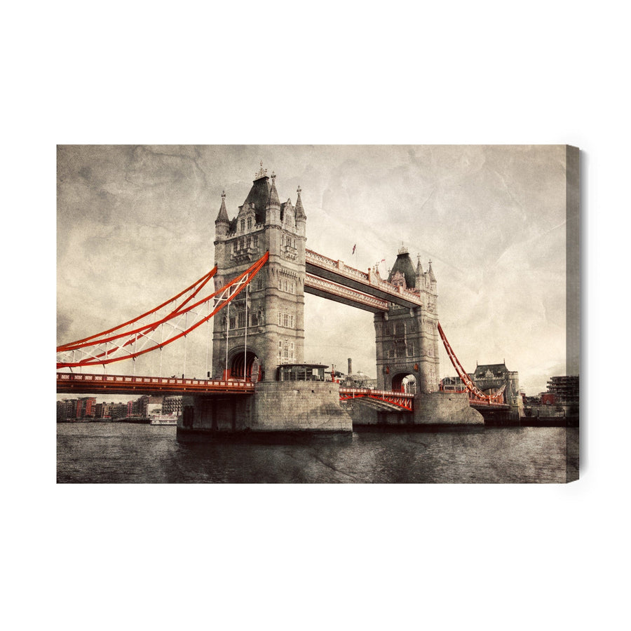 Kanva - Tower Bridge retro stilā, N-2773 X-ART