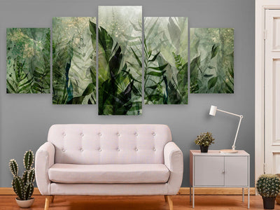 Canva - Tropical leaves in shades of green, 151423 G-ART