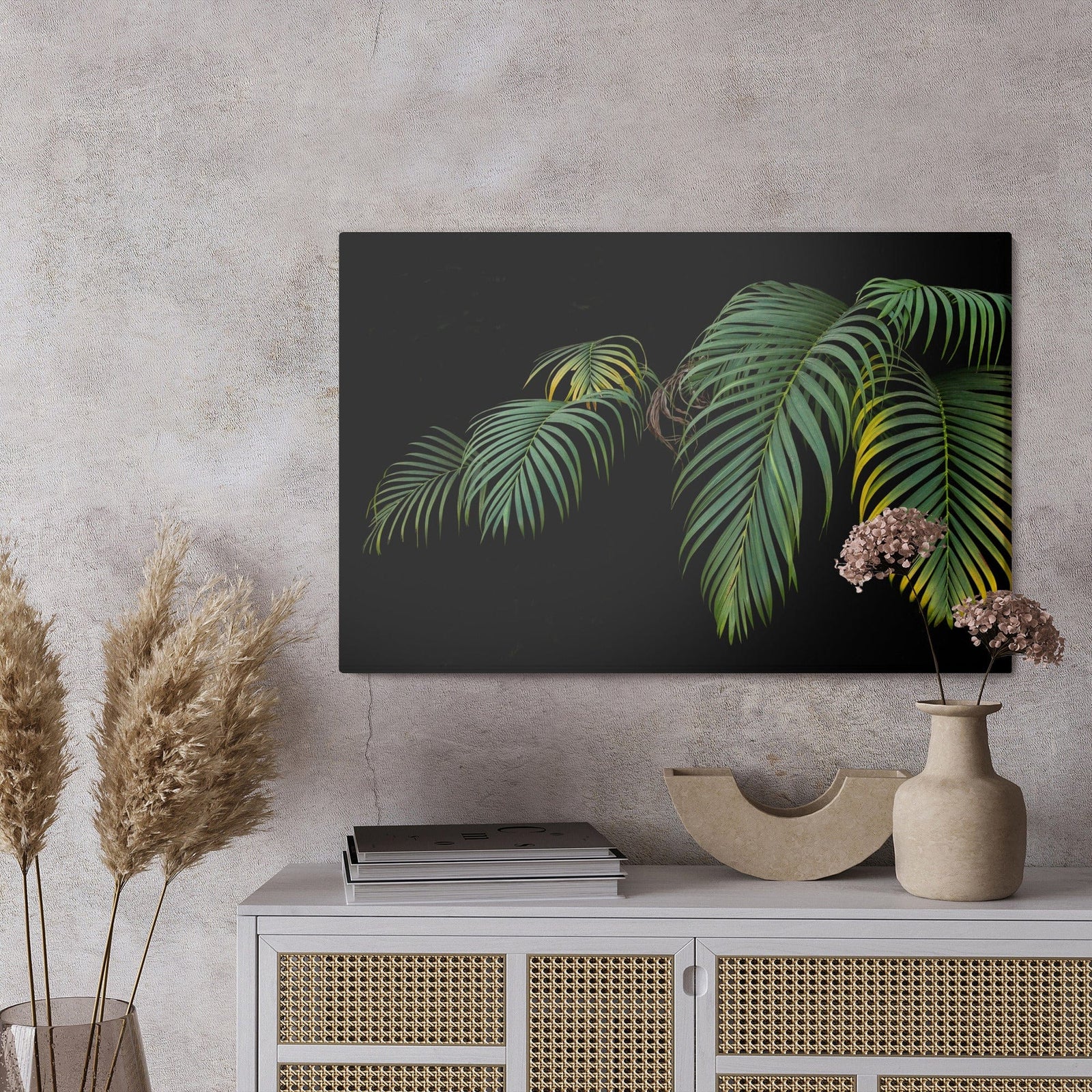 Kanva - Tropu palmu lapas, N-1610 X-ART