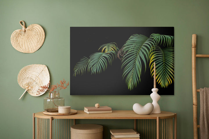 Kanva - Tropu palmu lapas, N-1610 X-ART