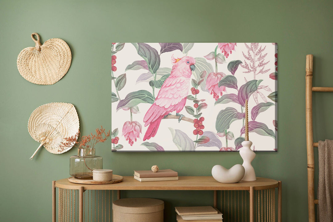 Kanva - Tropu rozā papagailis, N-838 X-ART