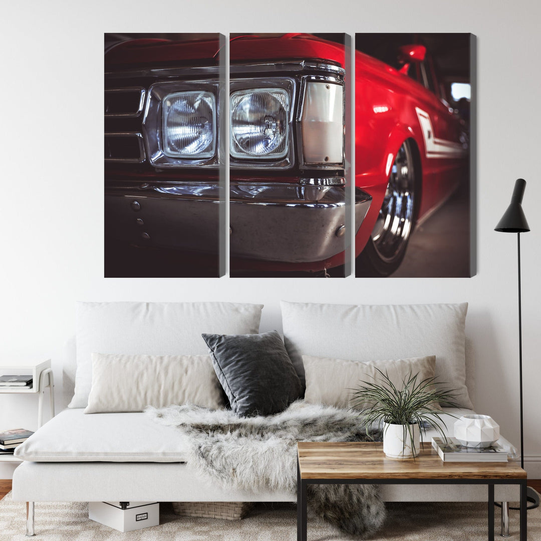 Kanva - Vecā automašīnas lukturis, N-3452 X-ART