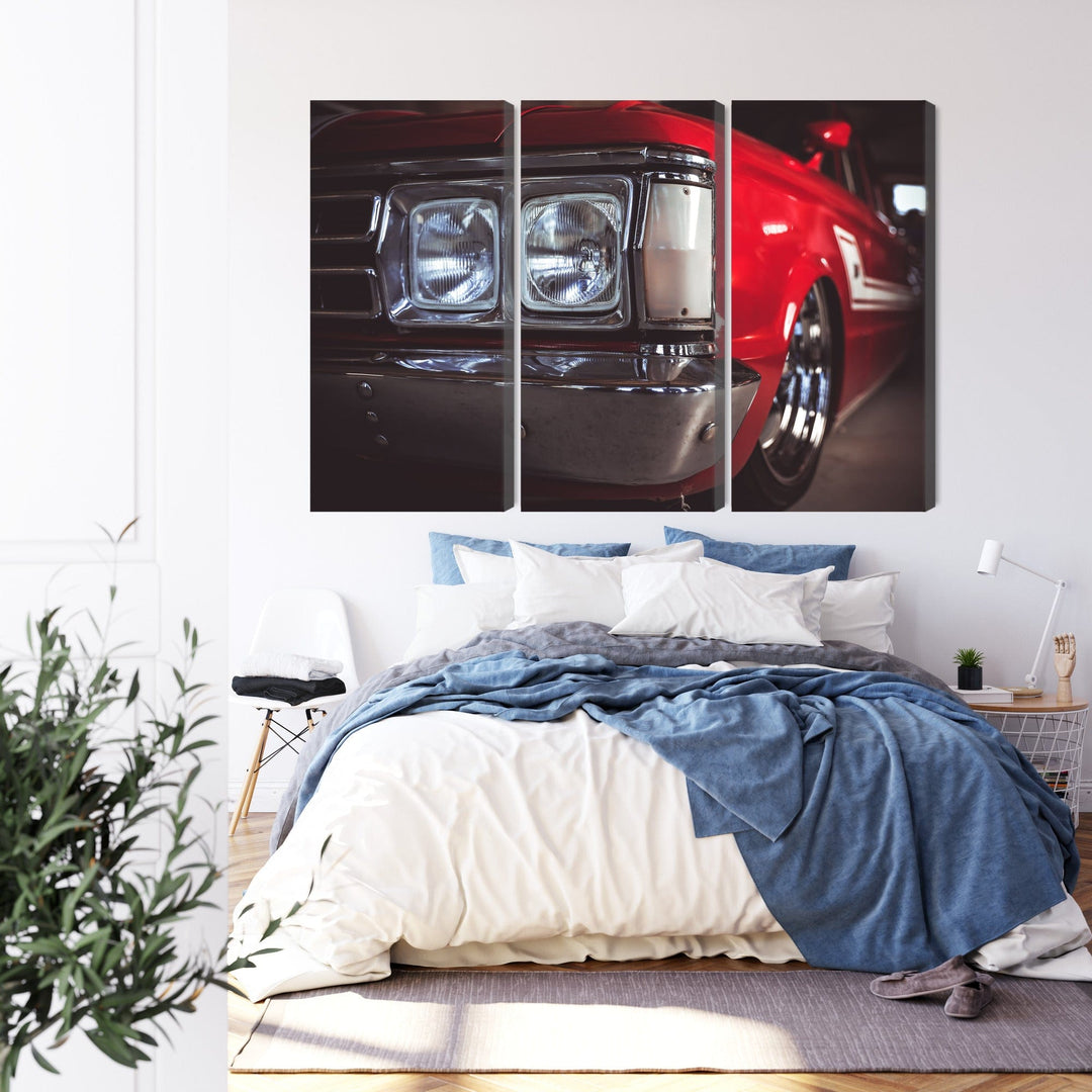 Kanva - Vecā automašīnas lukturis, N-3452 X-ART