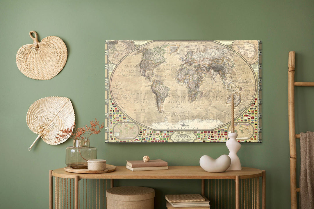 Kanva - Vecā pasaules karte V2 X-ART