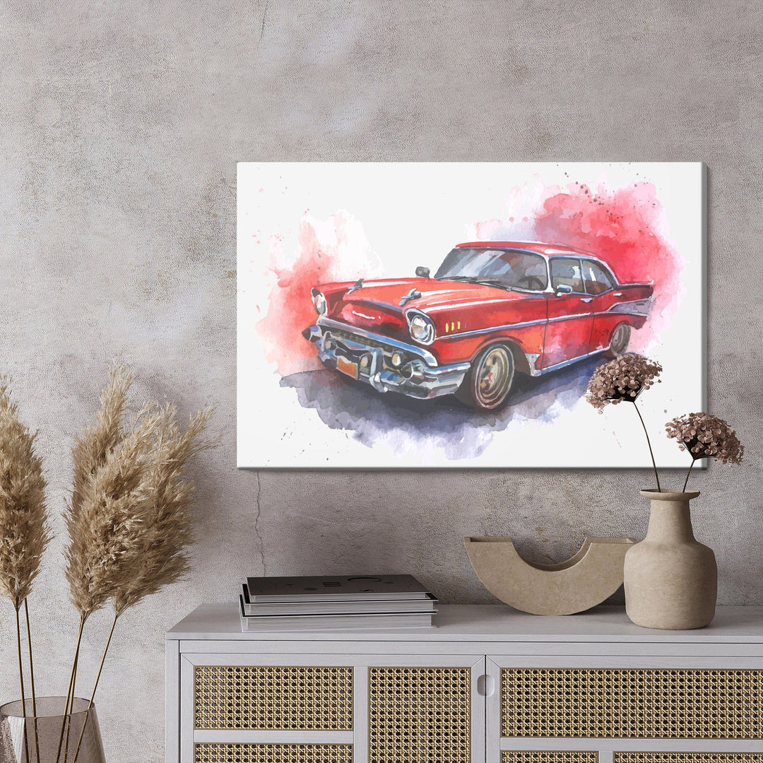 Kanva - Vecs auto akvarelī, N-445 X-ART