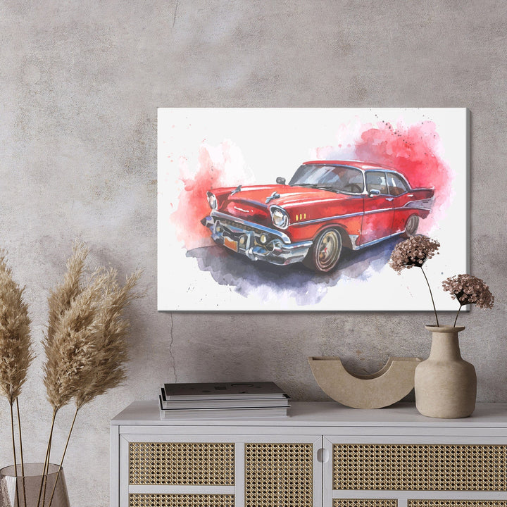 Kanva - Vecs auto akvarelī, N-445 X-ART