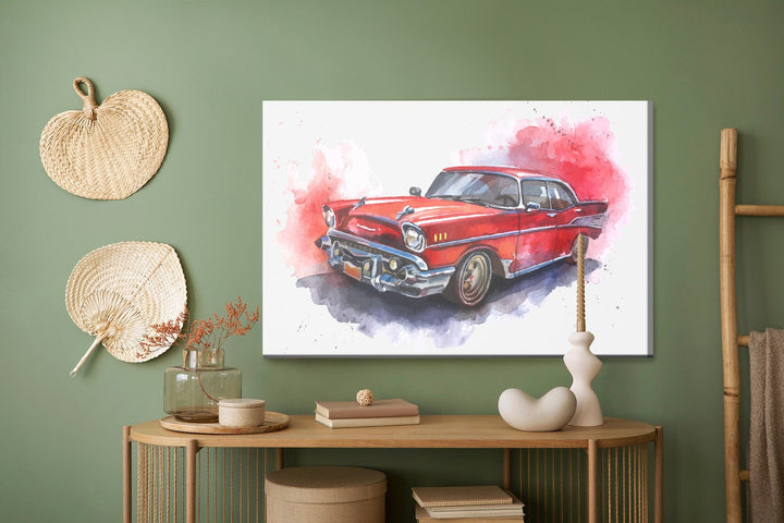 Kanva - Vecs auto akvarelī, N-445 X-ART