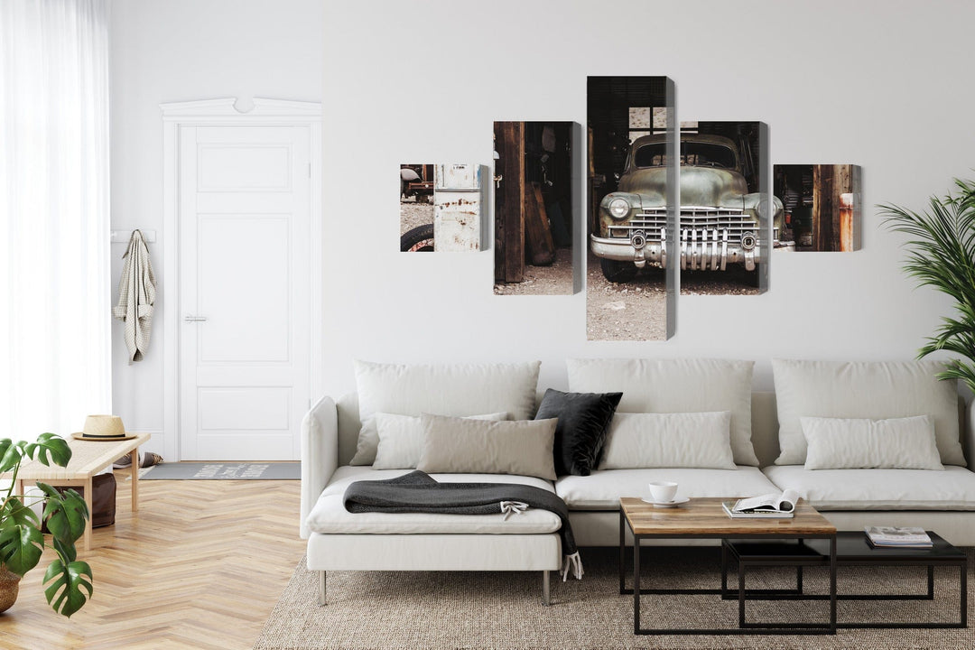 Kanva - Vecs auto vintāžas stilā, N-3421 X-ART