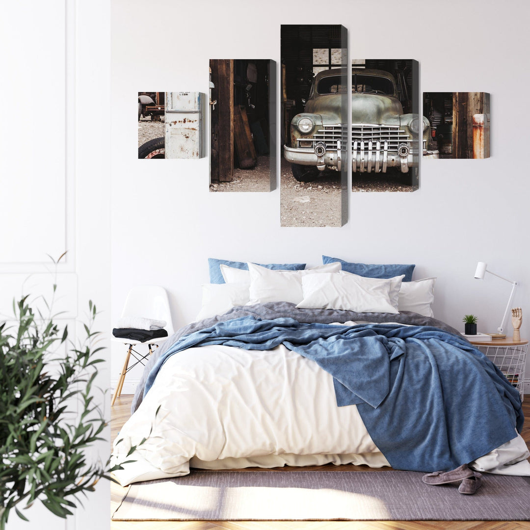 Kanva - Vecs auto vintāžas stilā, N-3421 X-ART