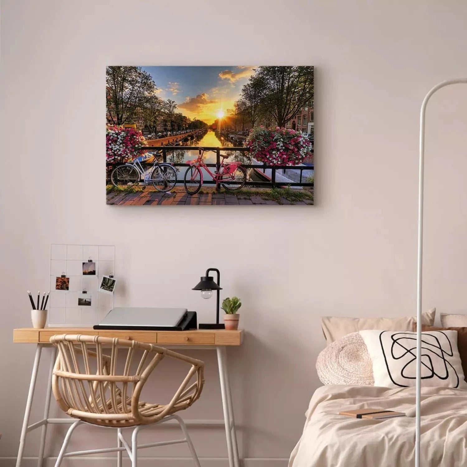 Kanva - Velosipēdu pilsēta - pilsētas upes ainava - Amsterdama, (x 1) G-ART