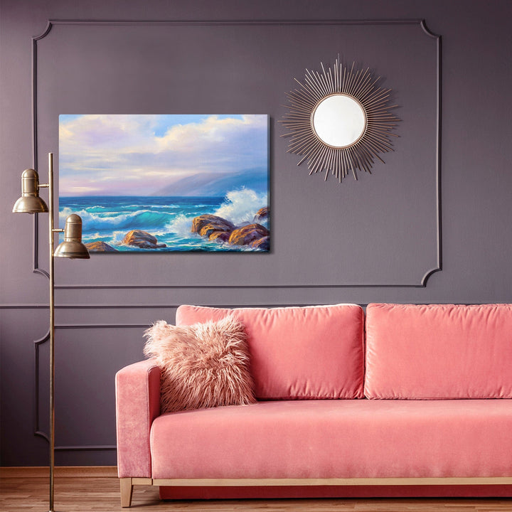 Kanva - Viļņi un akmeņi jūrā, N-586 X-ART