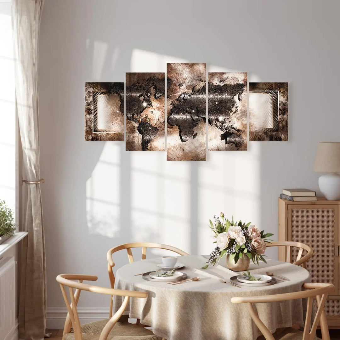 Glezna - Vintāžas karte brūnos toņos, 56277 ART XL