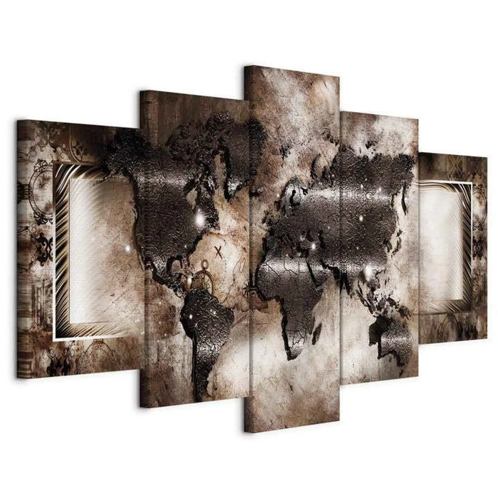 Glezna - Vintāžas karte brūnos toņos, 56277 ART XL