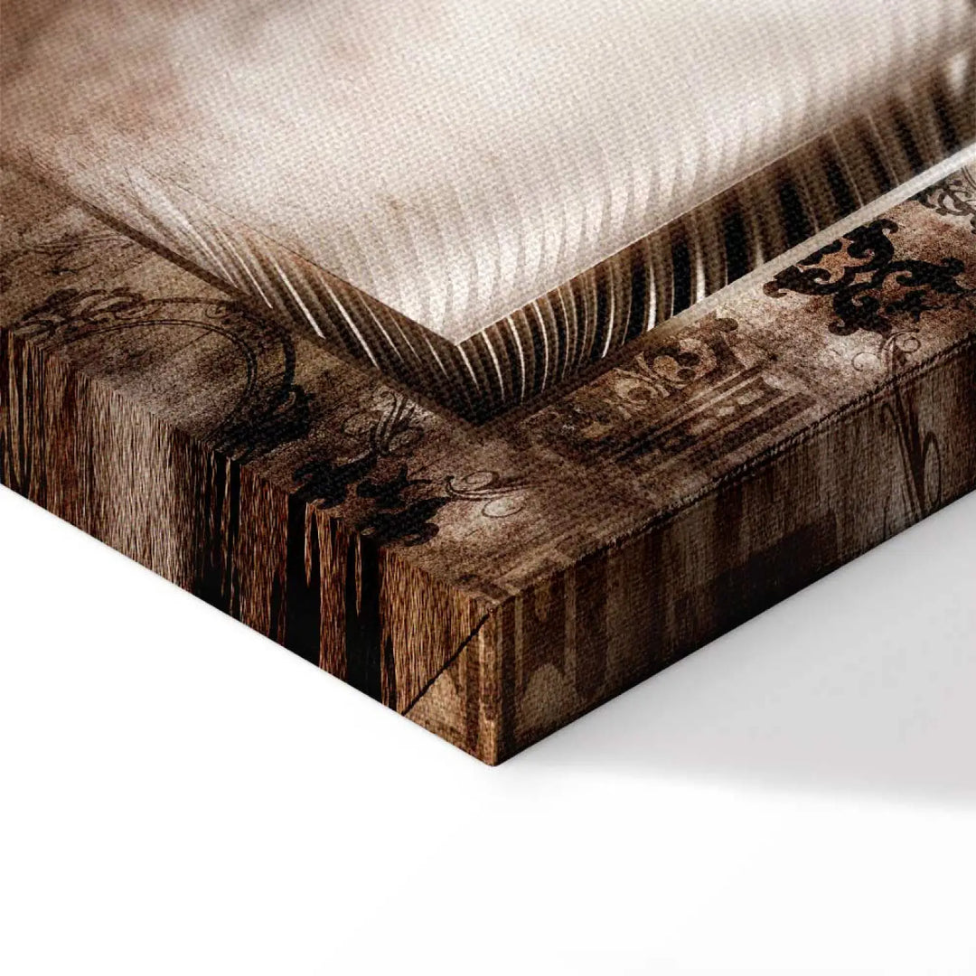 Glezna - Vintāžas karte brūnos toņos, 56277 ART XL