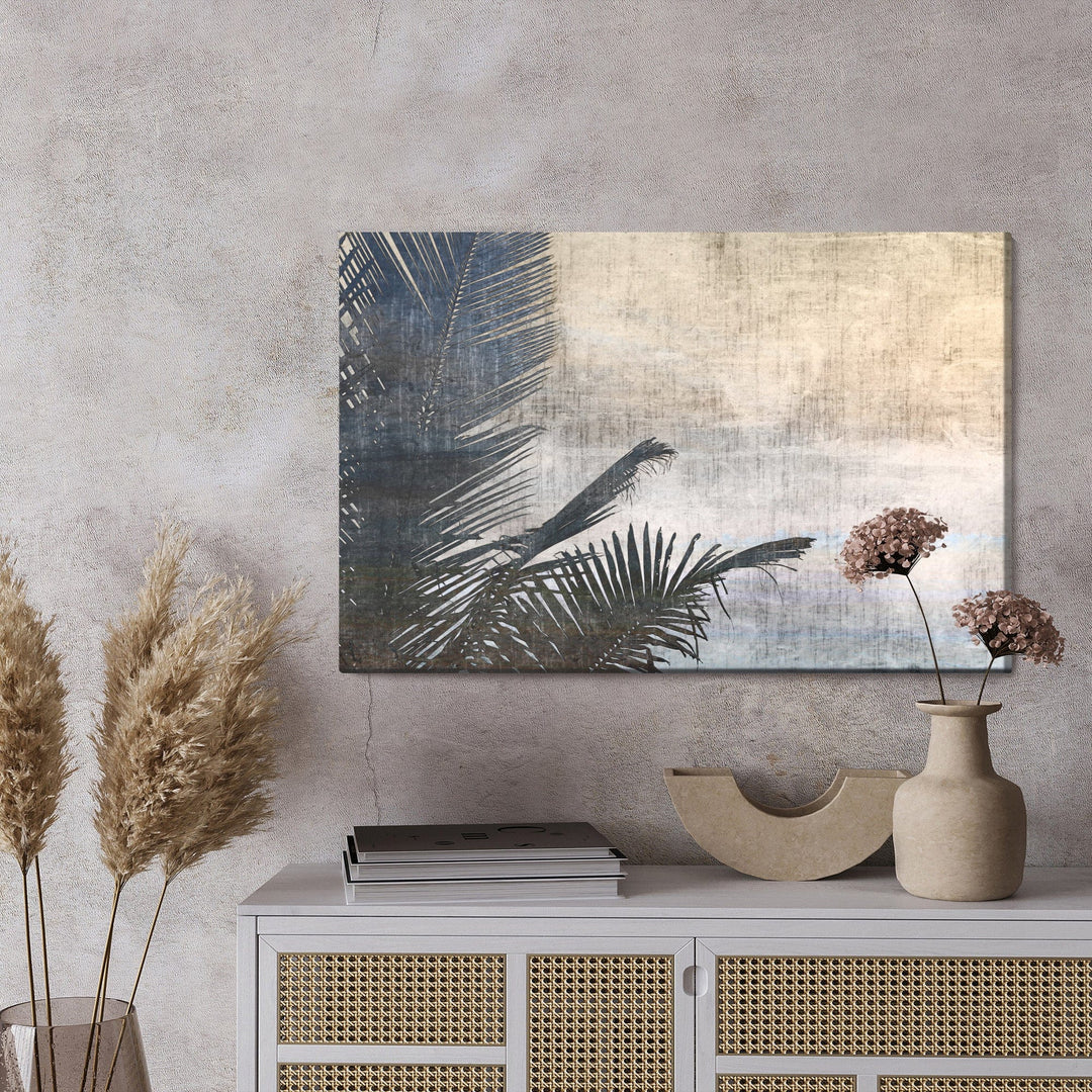 Kanva - Vintāžas palmu lapas, N-1598 X-ART