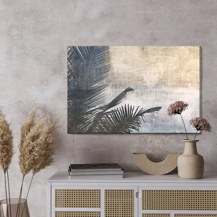 Kanva - Vintāžas palmu lapas, N-1598 X-ART