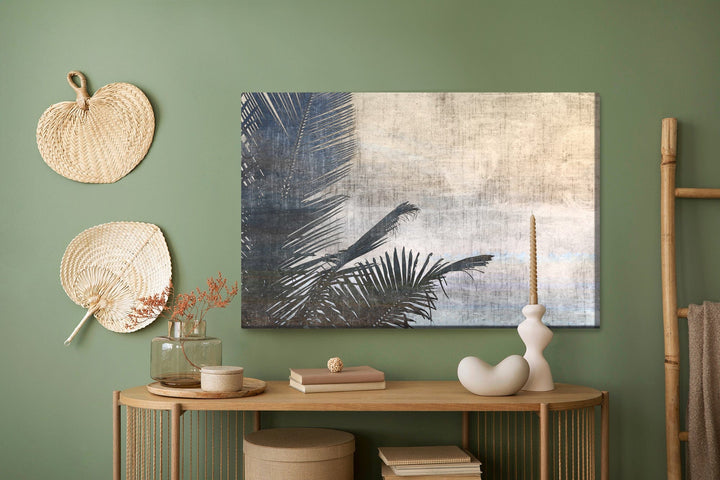 Kanva - Vintāžas palmu lapas, N-1598 X-ART