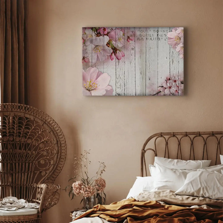 Seinapildid Lilled puidust laudadel (x 1)