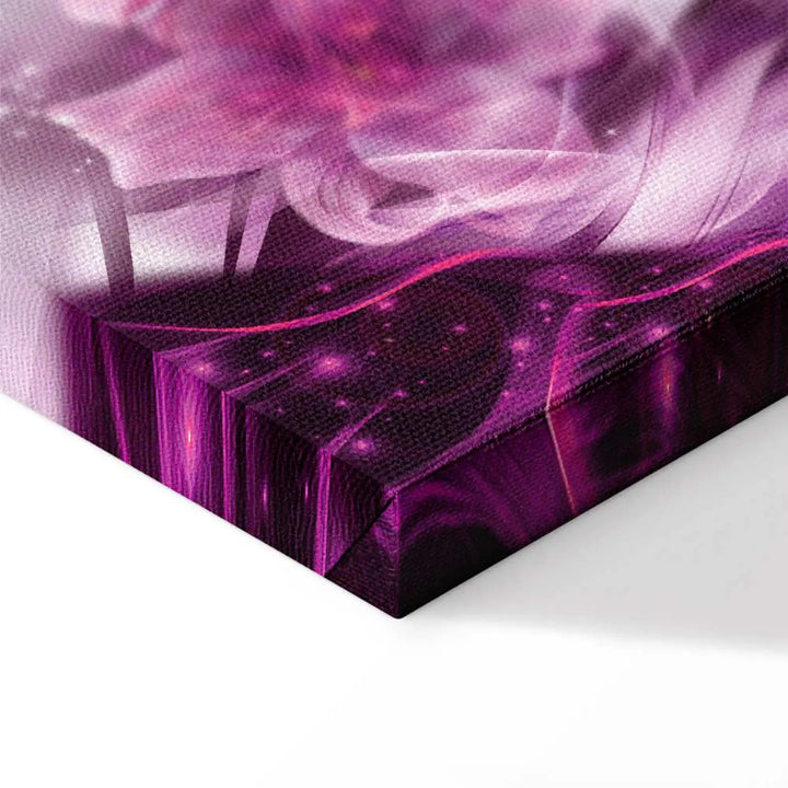 Kanva - Violeti ziedi uz abstrakta violeta fona, 92898 ART XL