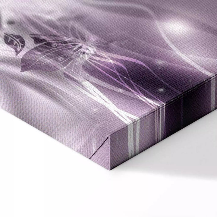 Glezna Lilijas un Abstrakcija (92969) – Violetos Toņos ART XL