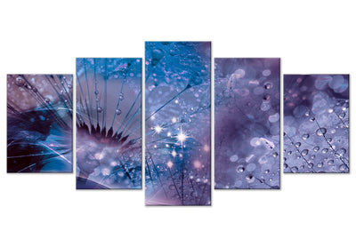 Канва - Фиолетовый сад - Одуванчики с фиолетовым оттенком, 144574 G-ART