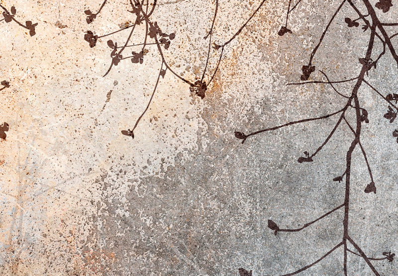 Canva - twigs with flowers on grey background, 151455 G-ART.