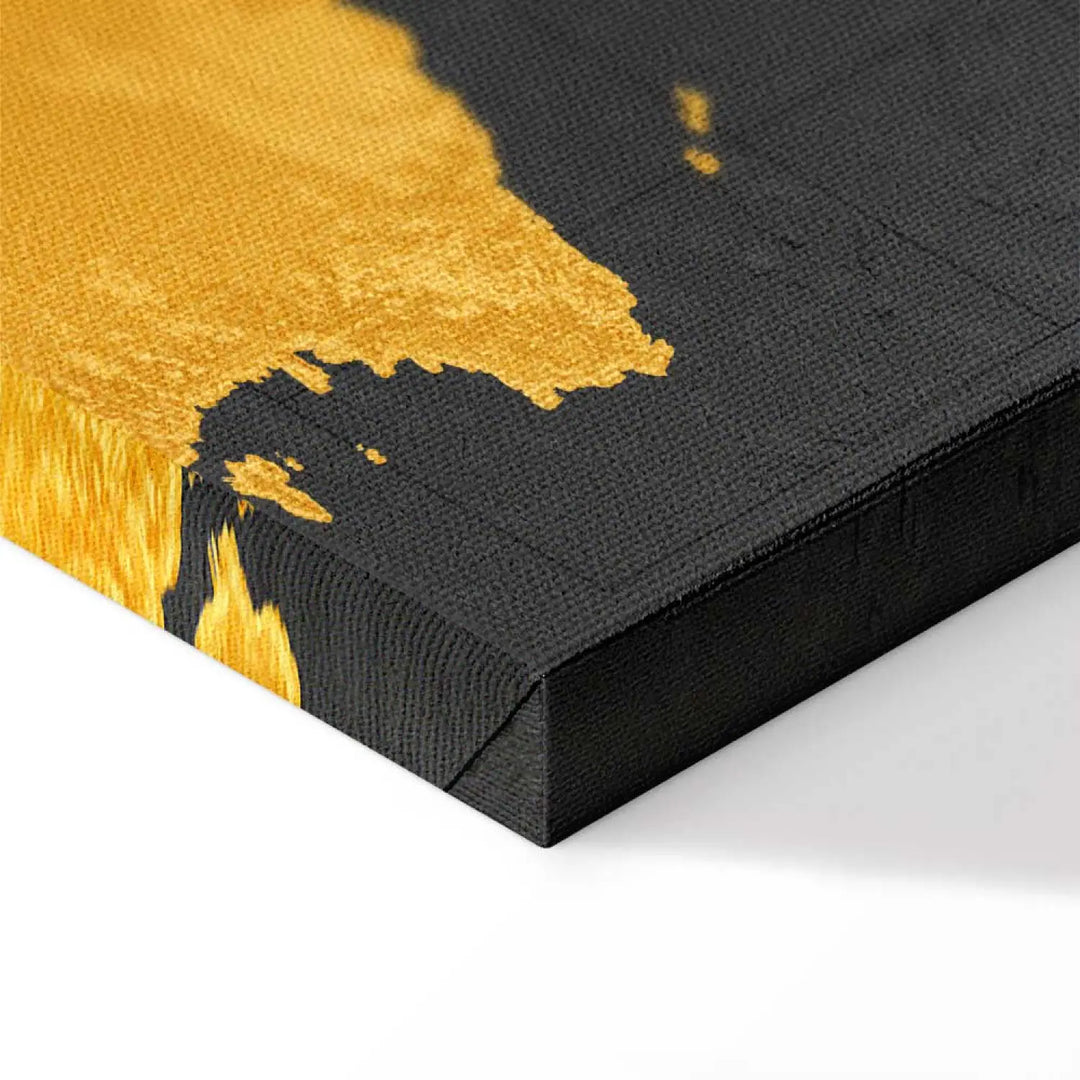 Canva World Maps: Gold World